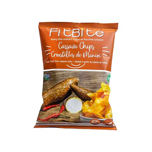 FitBite Cassava Chips – Spicy Flavour