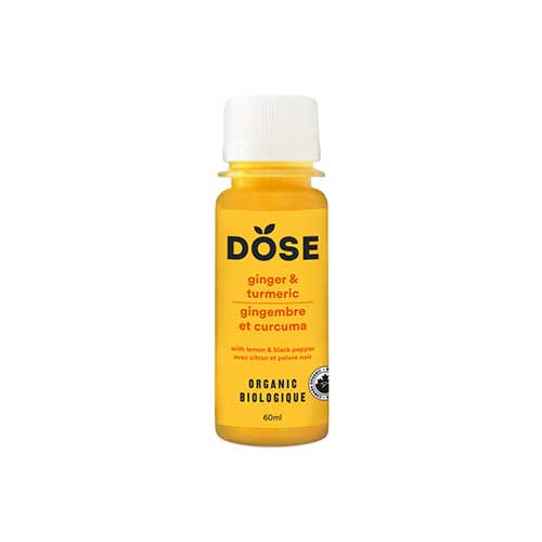 Dose Organic Cold Pressed Shot – Ginger & Turmeric