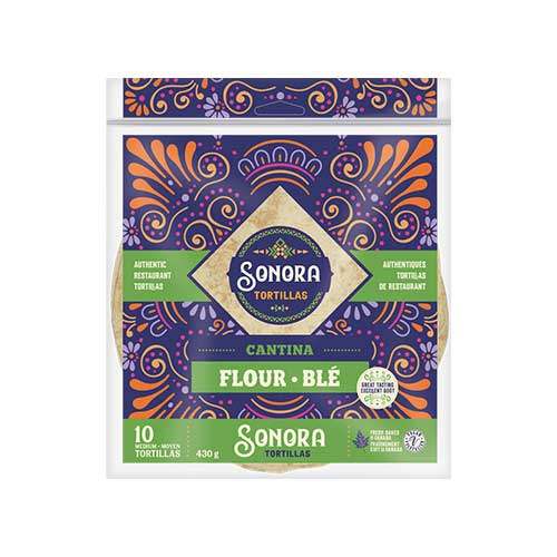 Sonora Flour Tortillas – Original – Medium 8″