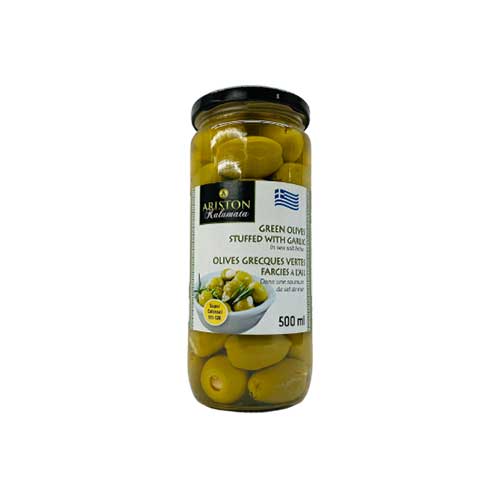 Ariston Green Olives Stuffed With Garlic