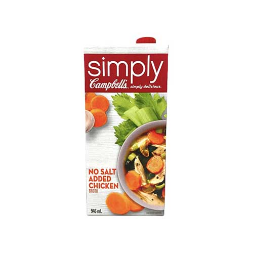 Campbell’s Simply Chicken Broth – No Salt Added