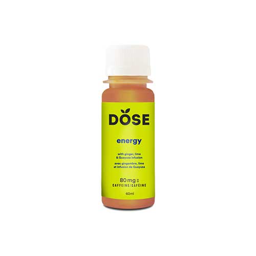 Dose Organic Cold Pressed Shot – Energy – Ginger, Lime & Guayusa