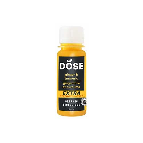 Dose Organic Cold Pressed Shot – Ginger & Turmeric Extra Strength