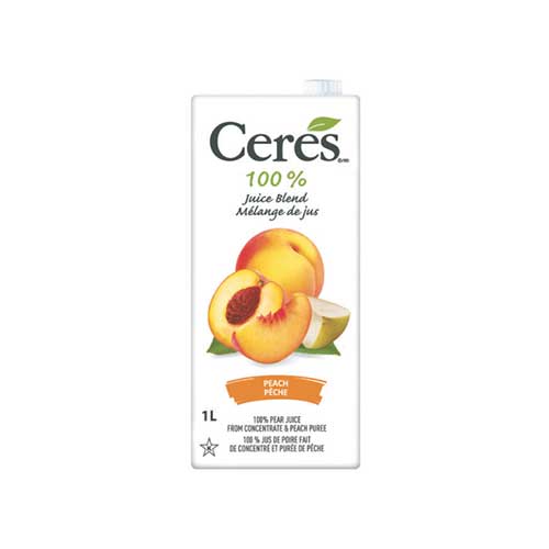 Ceres 100% Juice Blend – Peach