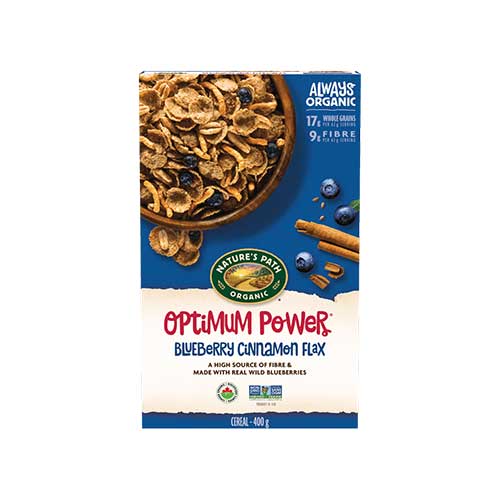 Nature’s Path Organic Cereal Optimum Power – Blueberry Cinnamon Flax