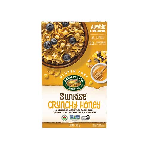 Nature’s Path Organic Cereal Sunrise – Crunchy Honey